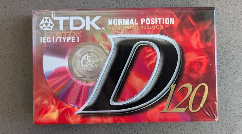 10x TDK IECI/Type I D120 K7 position normale (OVP) (170), CD & DVD, Cassettes audio, Enlèvement ou Envoi, Neuf, dans son emballage