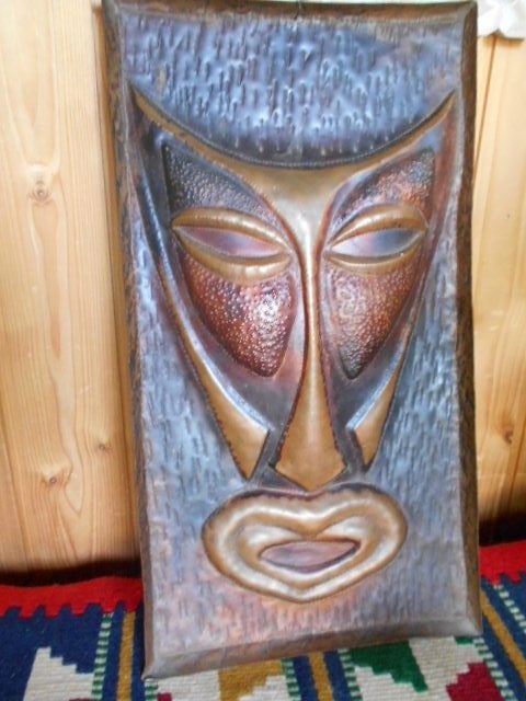 Bali, Crète, Afrique, Indonésie, Inde, etc., Fait main, Afrique, Enlèvement ou Envoi, Bleu