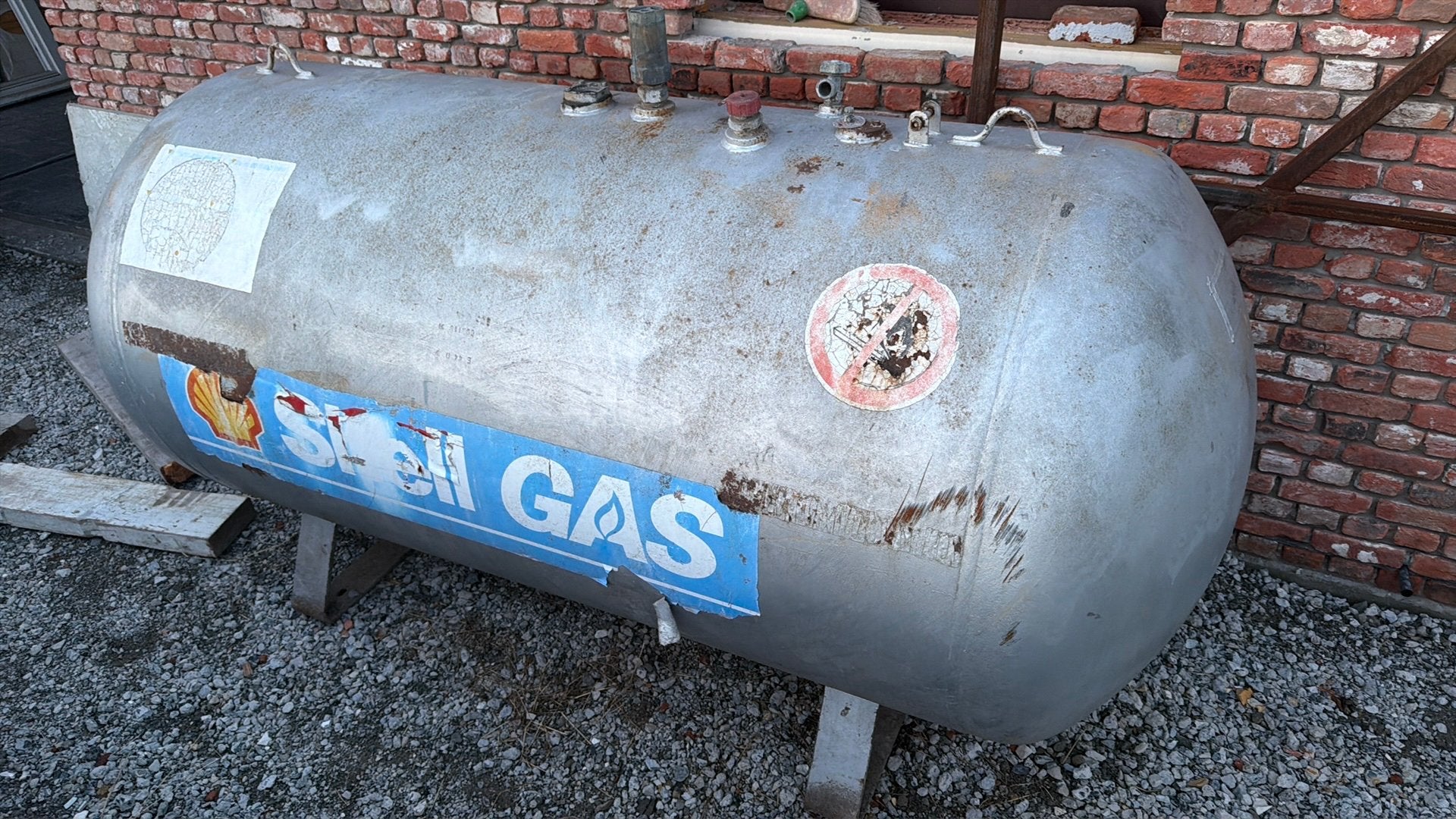 Propaan tank, drukvat 1500l, Ophalen