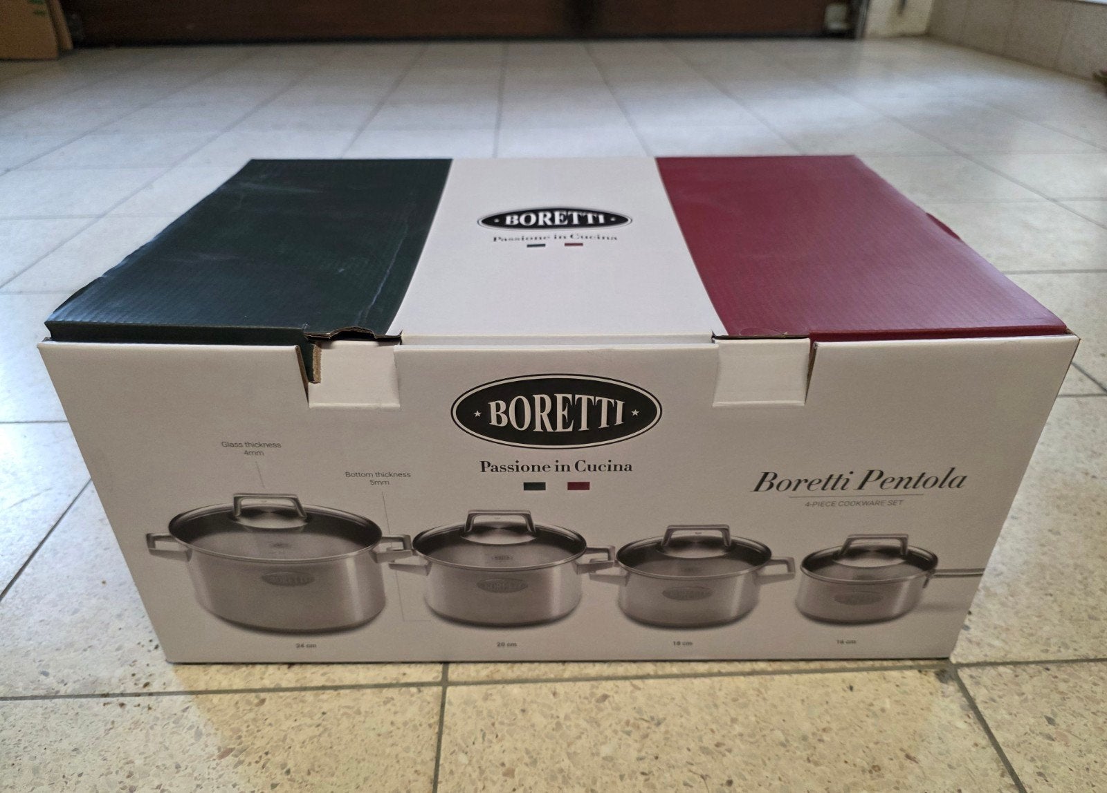 Ensemble casseroles Boretti, Maison & Meubles, Enlèvement ou Envoi, Neuf