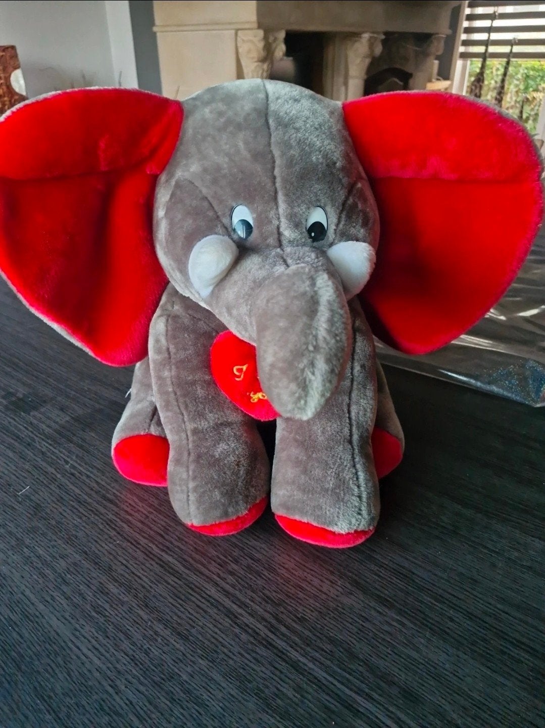 peluche, Enfants & Bébés, Jouets | Peluches, Enlèvement ou Envoi, Utilisé, Gris, Éléphant