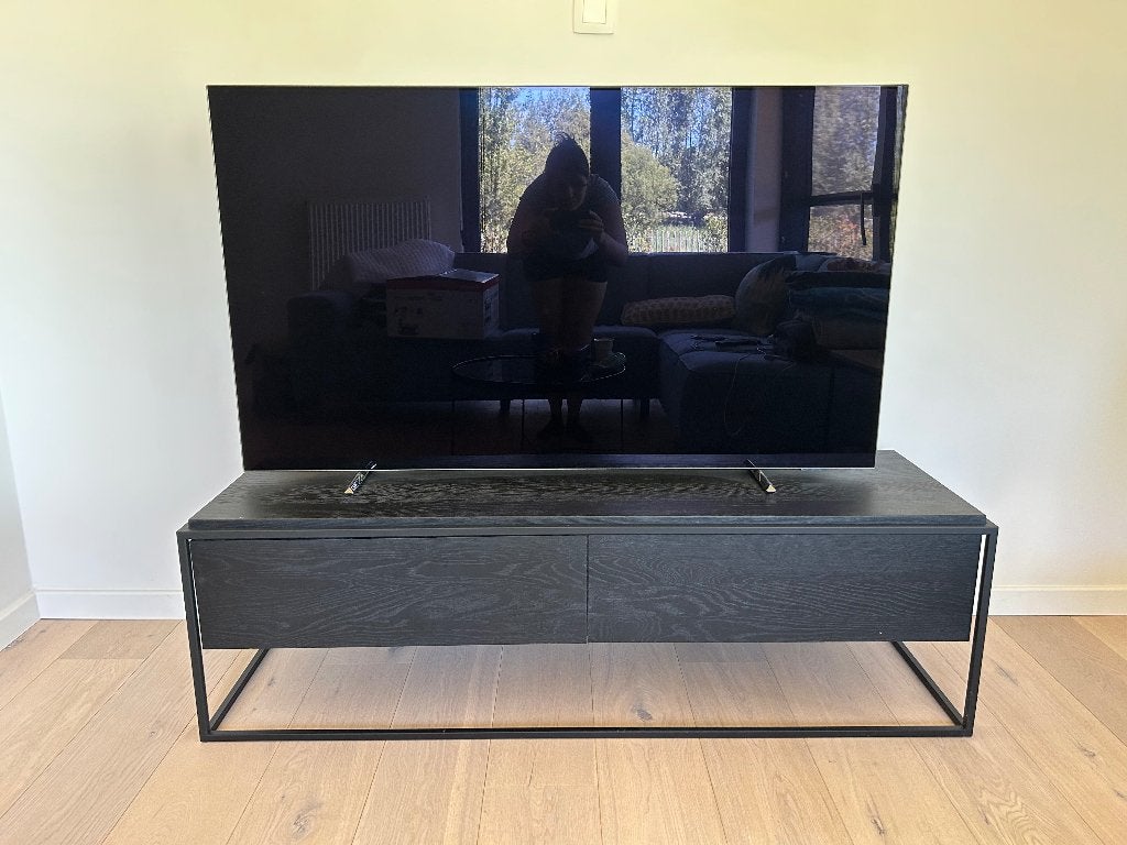 Zwart Tv-meubel Monolit Ethnicraft, 25 à 50 cm, Moins de 100 cm, Comme neuf, 100 à 150 cm