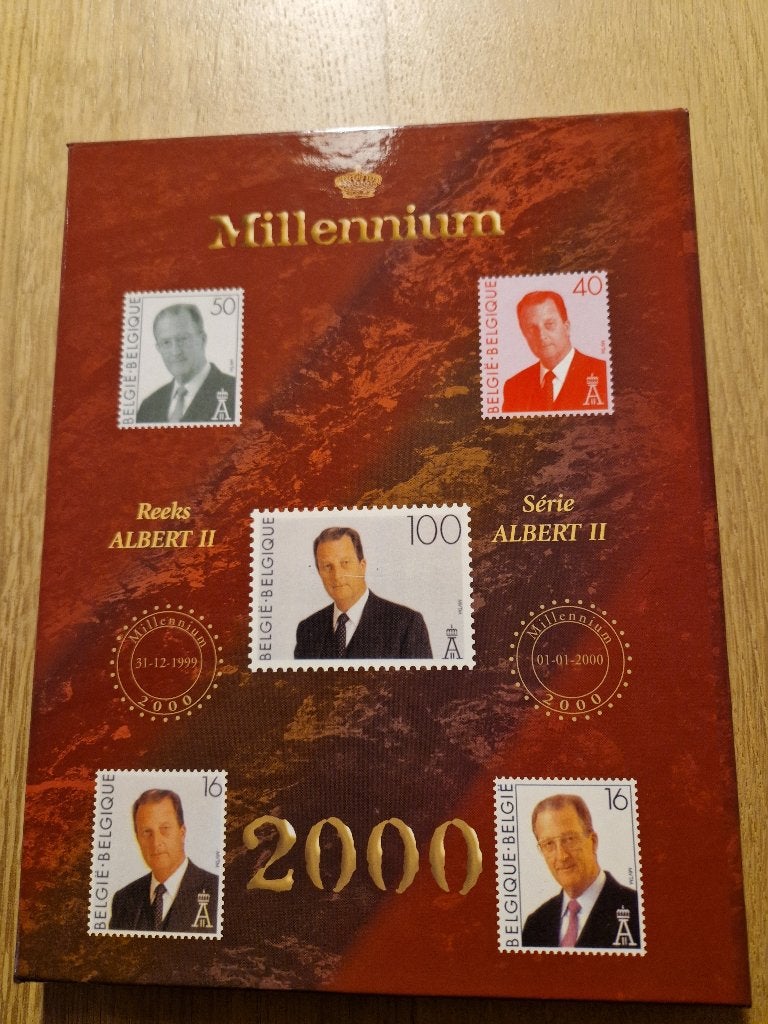 Millennium 2000 Albert II, Ophalen, Koninklijk huis, Postfris, Postfris