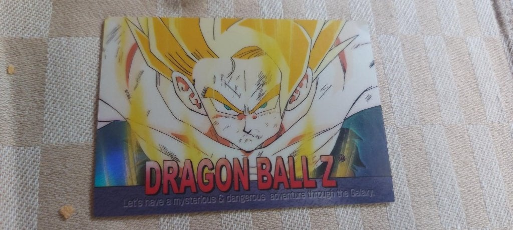 dragonball z kaart reverseholo Goku Super Saiyan powerup, Hobby en Vrije tijd, Ophalen of Verzenden, Nieuw, Losse kaart
