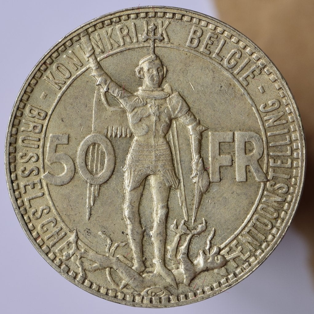 50 francs argent 1935 FL pos.B, Monnaie en vrac, Argent, Argent, Envoi
