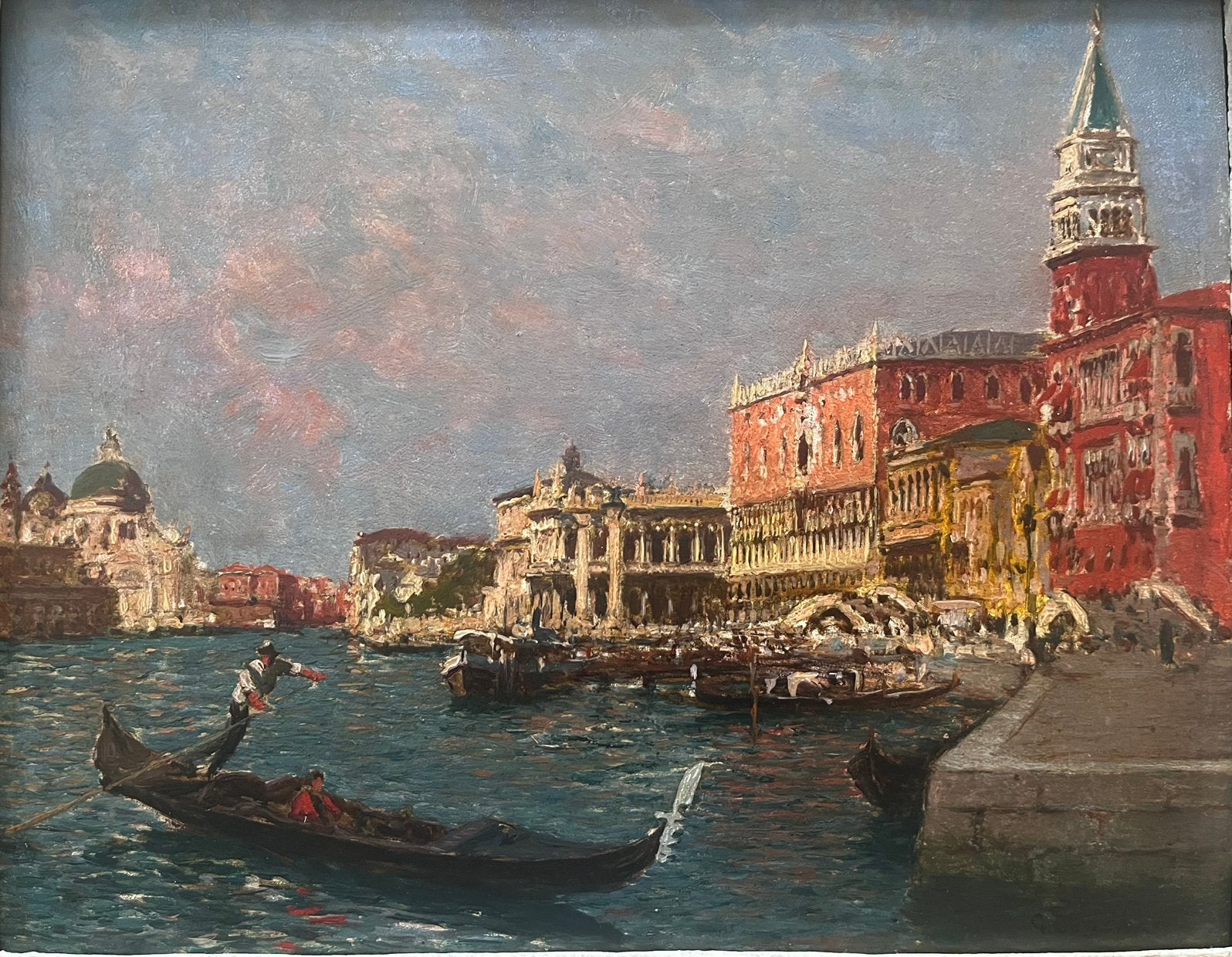 Paysage urbain de Venise par Gaston Boucart (1878-1962), Antiquités & Art, Art | Peinture | Classique, Enlèvement ou Envoi, Signé