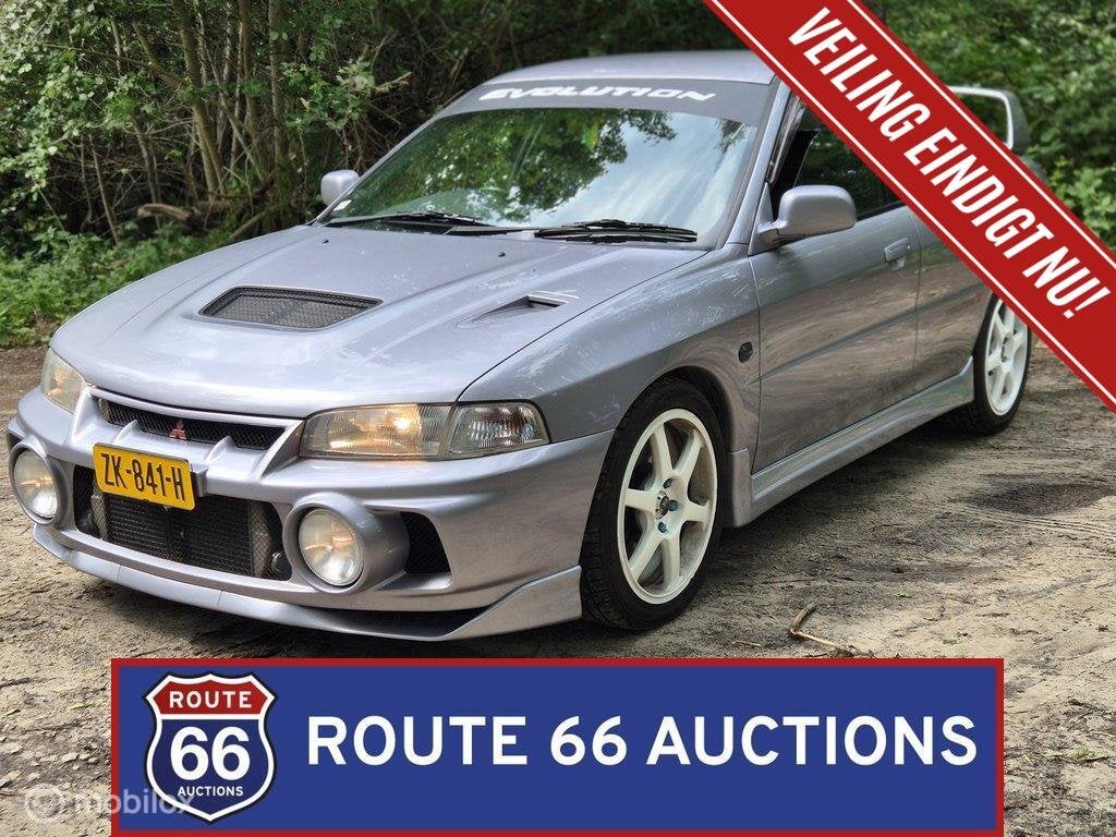 Mitsubishi Lancer Evolution IV GSR | 1996 | Route 66 Auction, Auto's, Oldtimers, Bedrijf, Te koop, Mitsubishi, Benzine, Overige carrosserie