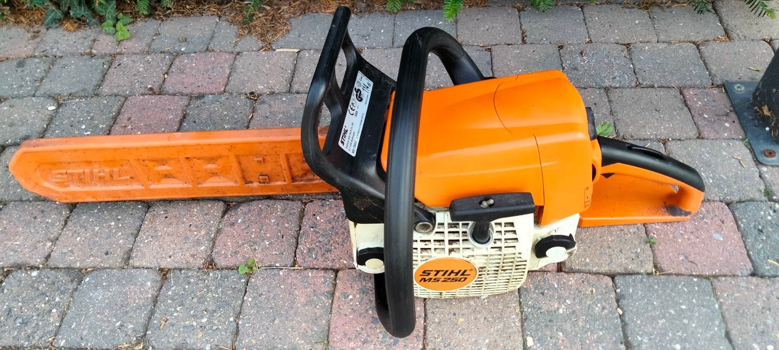 Scie à chaîne Stihl MS 250, Enlèvement, Utilisé
