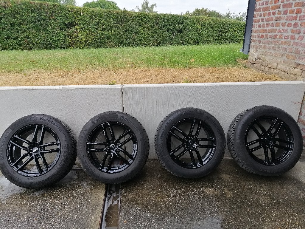 Kit roues hiver Audi Q5 Dezent + Conti Wintercontact TS 870, Pneus hiver, Enlèvement, 235 mm, Pneu(s)