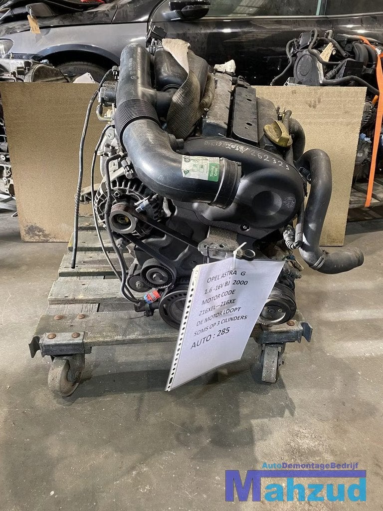 OPEL ASTRA G 1.6 16V X16XEL Motorblok motor Versnellingsbak, Auto-onderdelen, Gebruikt, Opel Automobile GmbH, Kontakt@opel-infoservice.de