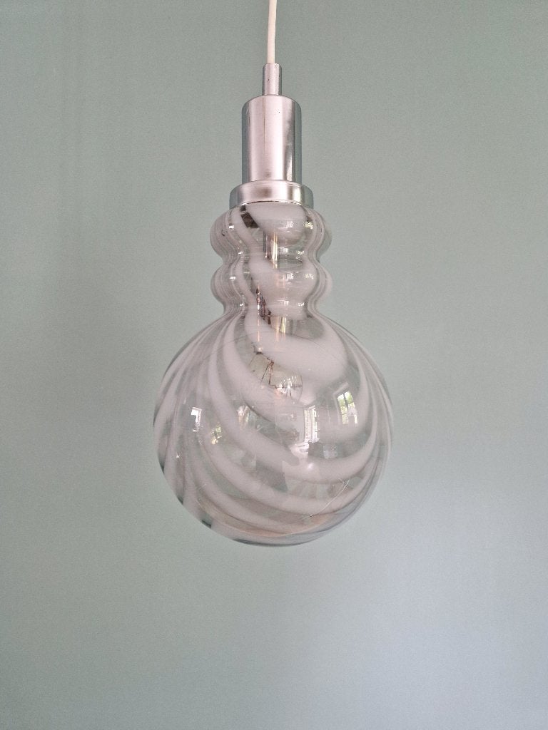 Suspension en verre de Murano à spirales, 1970, Enlèvement ou Envoi
