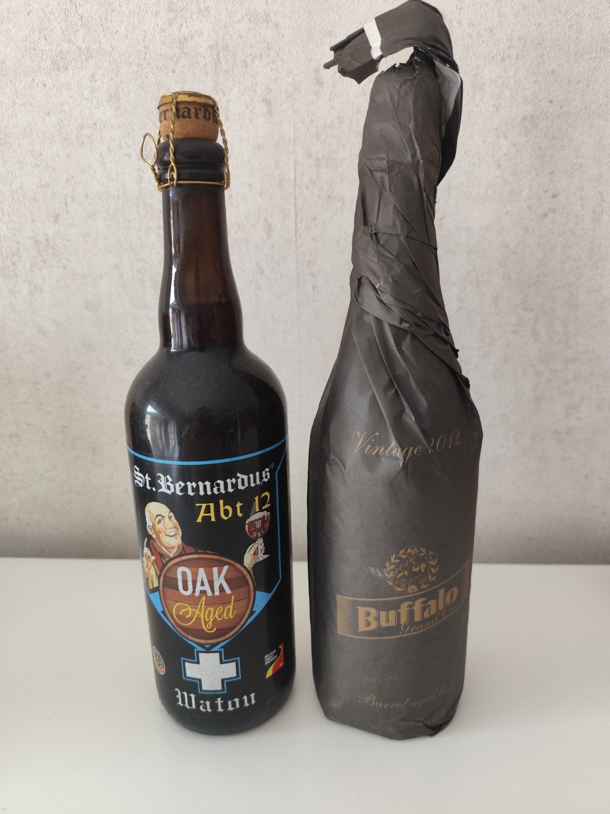 vintage flessen Sint Bernardus en buffalo, Ophalen of Verzenden
