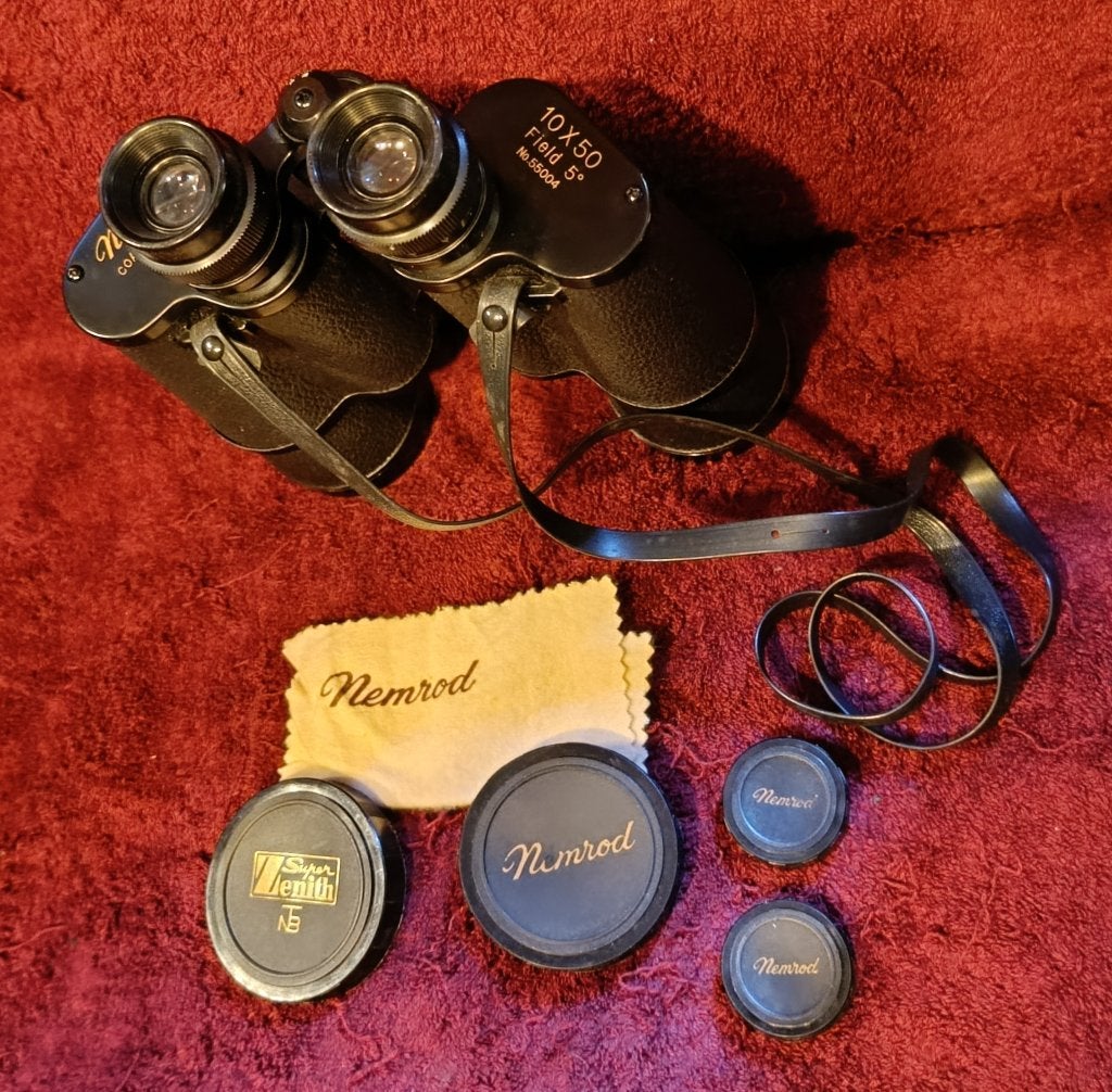 Zenith Nemrod verrekijker 10x50 Field 5 N 55004 te koop., Enlèvement ou Envoi, Utilisé, Avec housse ou sac