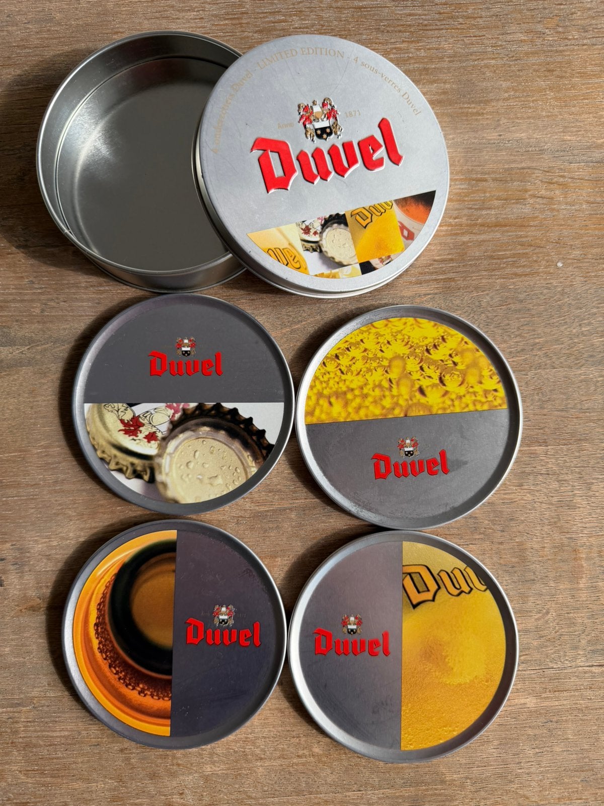 Duvel onderzetters / onderleggers, Collections, Marques de bière, Enlèvement, Comme neuf, Duvel