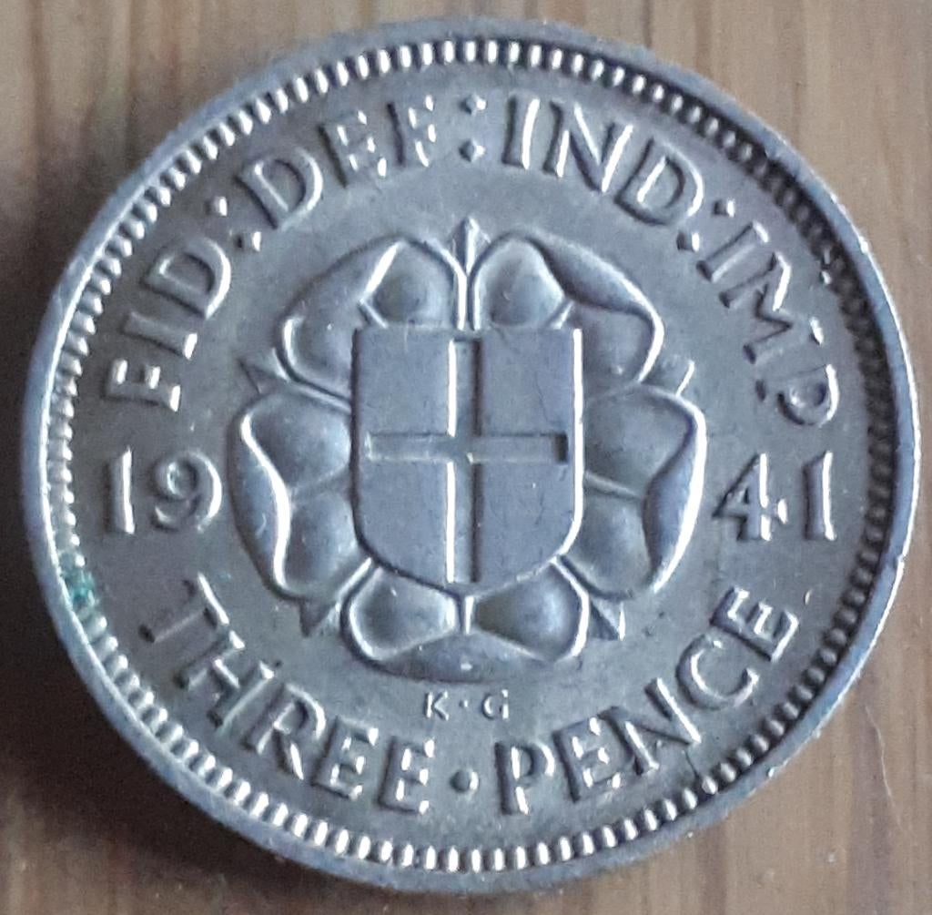 THREEPENCE 1941 HIGH GRADED KM 848, Verzenden, Overige landen, Losse munt