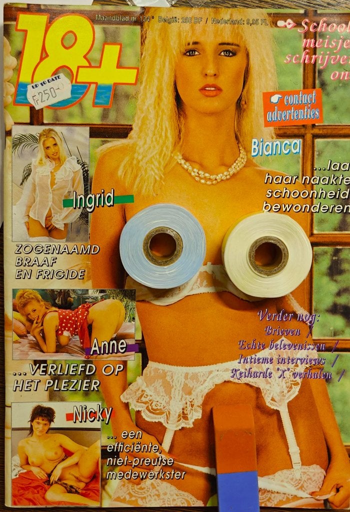 18+ en Kim's contacten - vintage erotische tijdschriften, Verzamelen, Ophalen of Verzenden, 1980 tot heden, Tijdschrift