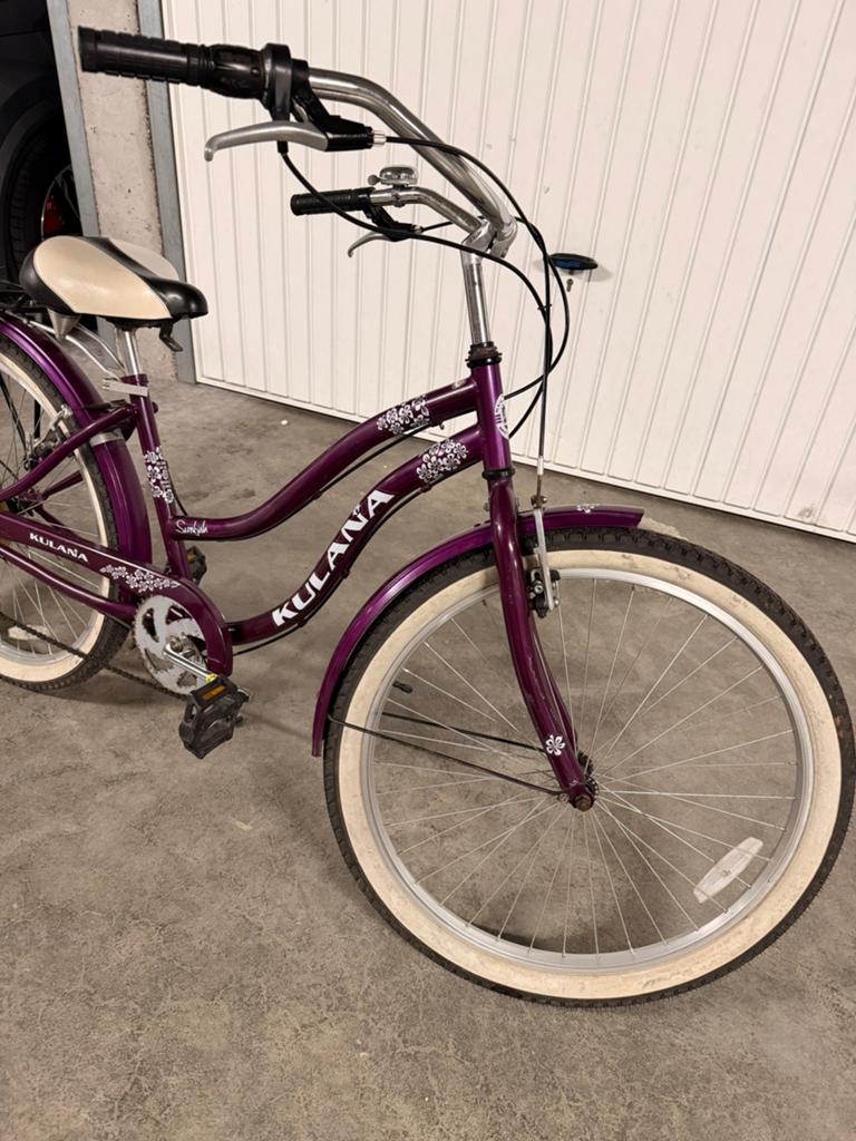 Vélo Kulana Cruiser gratuit à Koksijde, Frein sur jante, Cruiser, Femmes, Acier