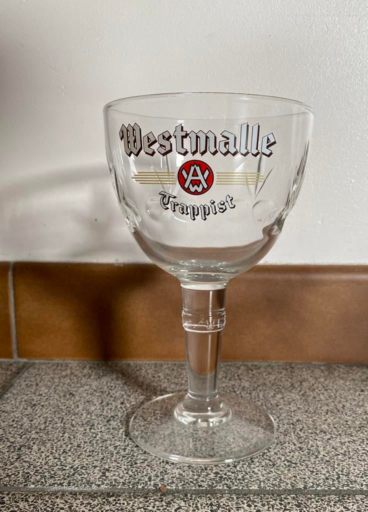 3 glazen Westmalle, Ophalen, Zo goed als nieuw