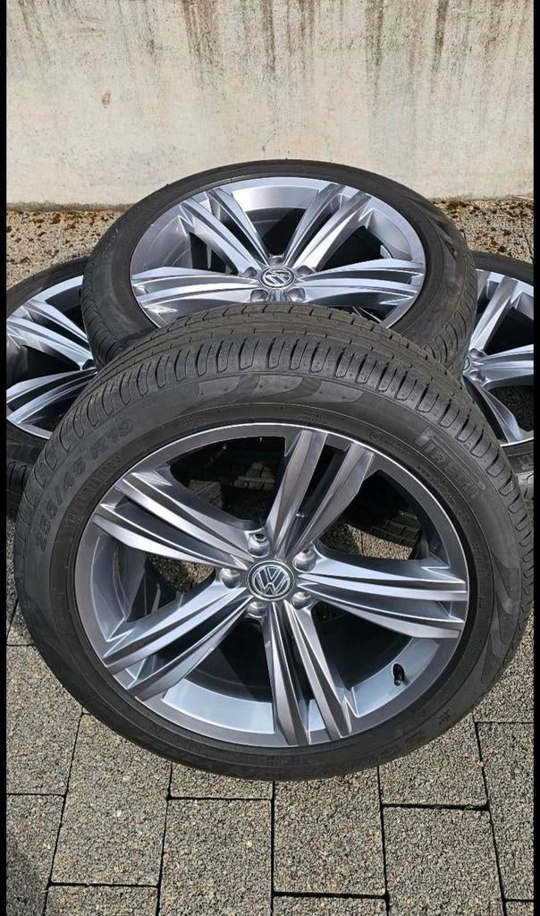 Jantes Tiguan Volkswagen 19 pouces Sebring Original, Autos : Pièces & Accessoires, Pneus & Jantes, Enlèvement, 19 pouces, Pneus été