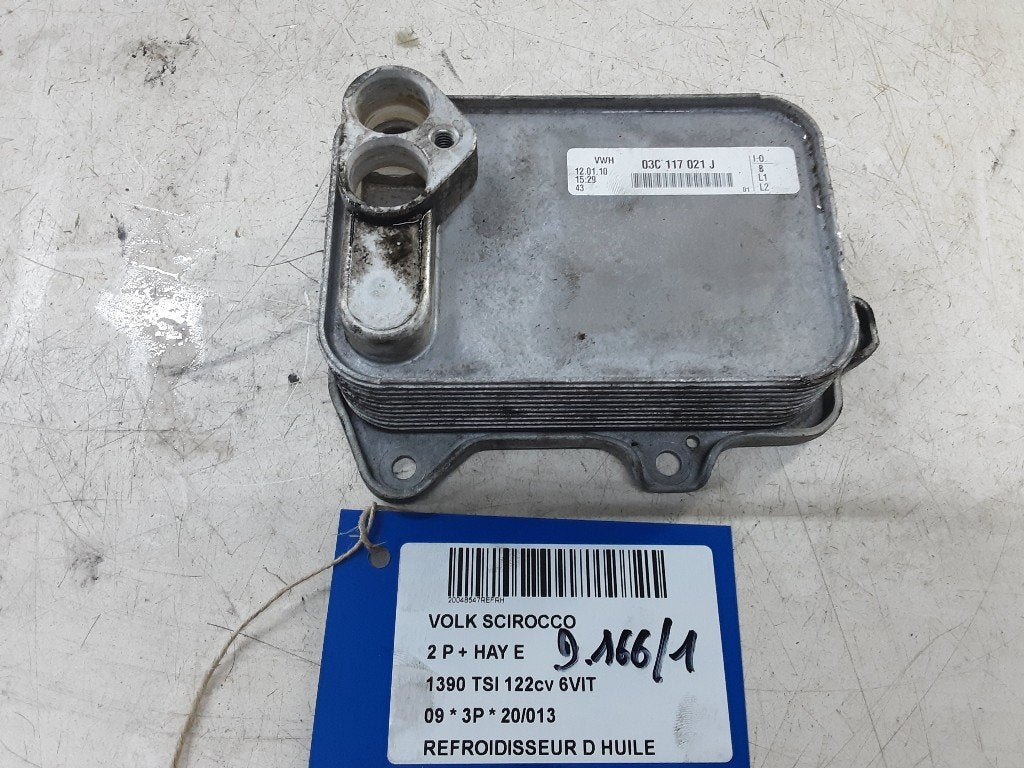 REFROIDISSEUR HUILE Scirocco (137 / 13AD) (03C117021J), Volkswagen, Volkswagen AG, Utilisé, Kundenbetreuung@volkswagen.de
