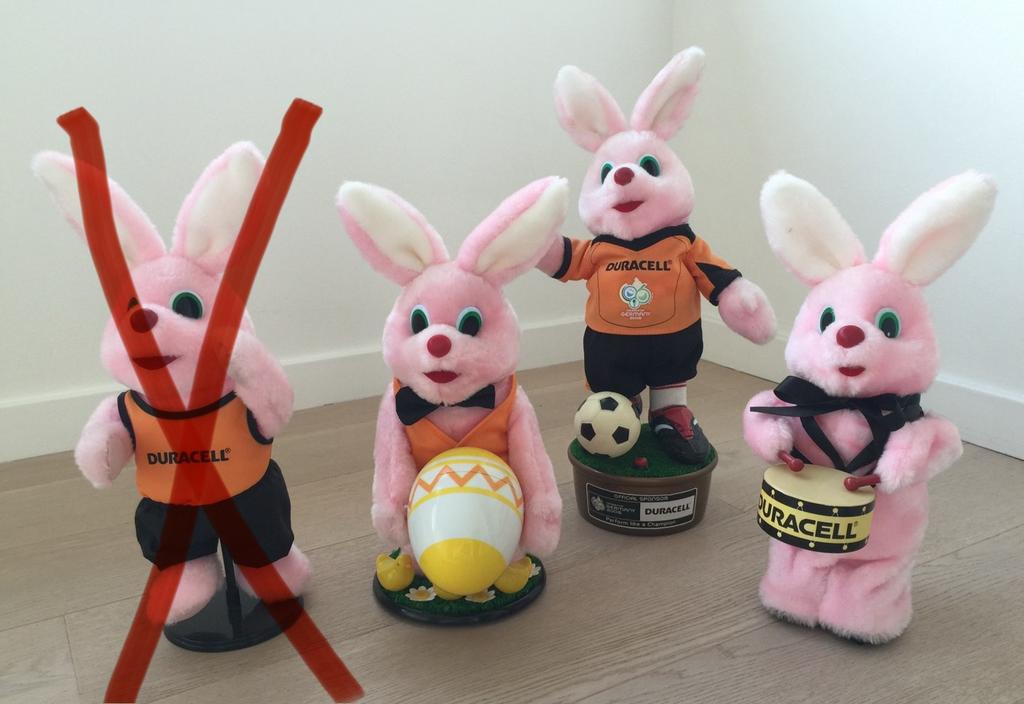 Verzameling Duracell konijnen, Ophalen of Verzenden, Nieuw