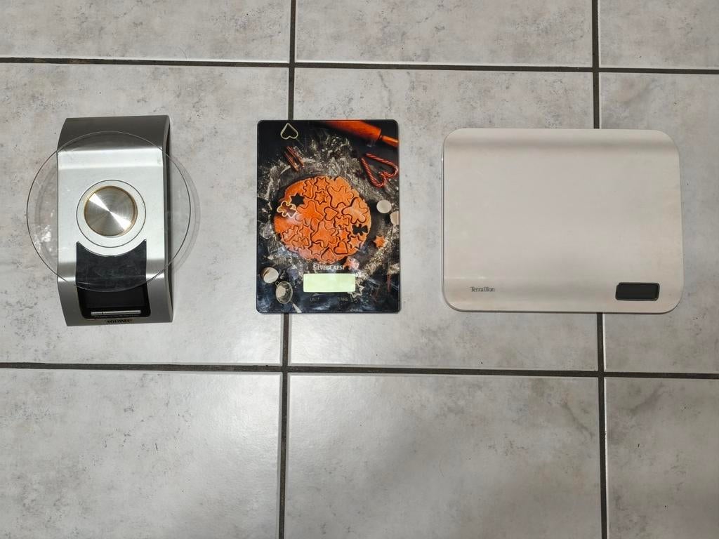 Lot de 3 balances de cuisine de Marque, Moins de 10 kg, Analogique, Enlèvement ou Envoi, Balance de cuisine