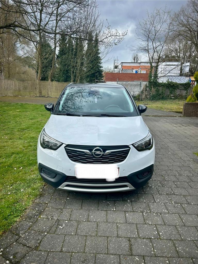 OPEL CROSSLAND X - BENZINE - 2019 - 111.000KM - MANUEEL, Auto's, Opel, Voorwielaandrijving, Stof, Wit, Handgeschakeld