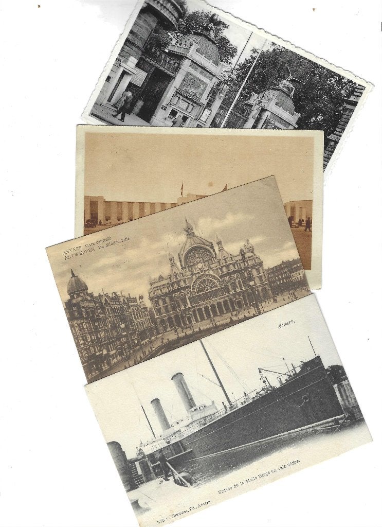 4 kaarten Antwerpen, Ophalen of Verzenden, Antwerpen