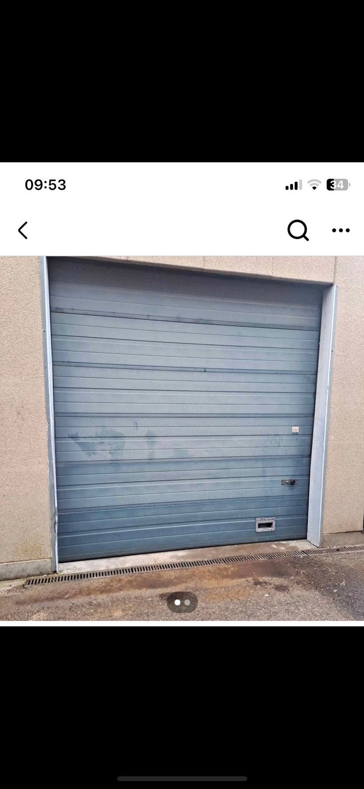 Sectionale garagepoort 3m x 3m, Doe-het-zelf en Bouw, Deuren en Vliegenramen, Ophalen, Gebruikt, Garagedeur, 120 cm of meer