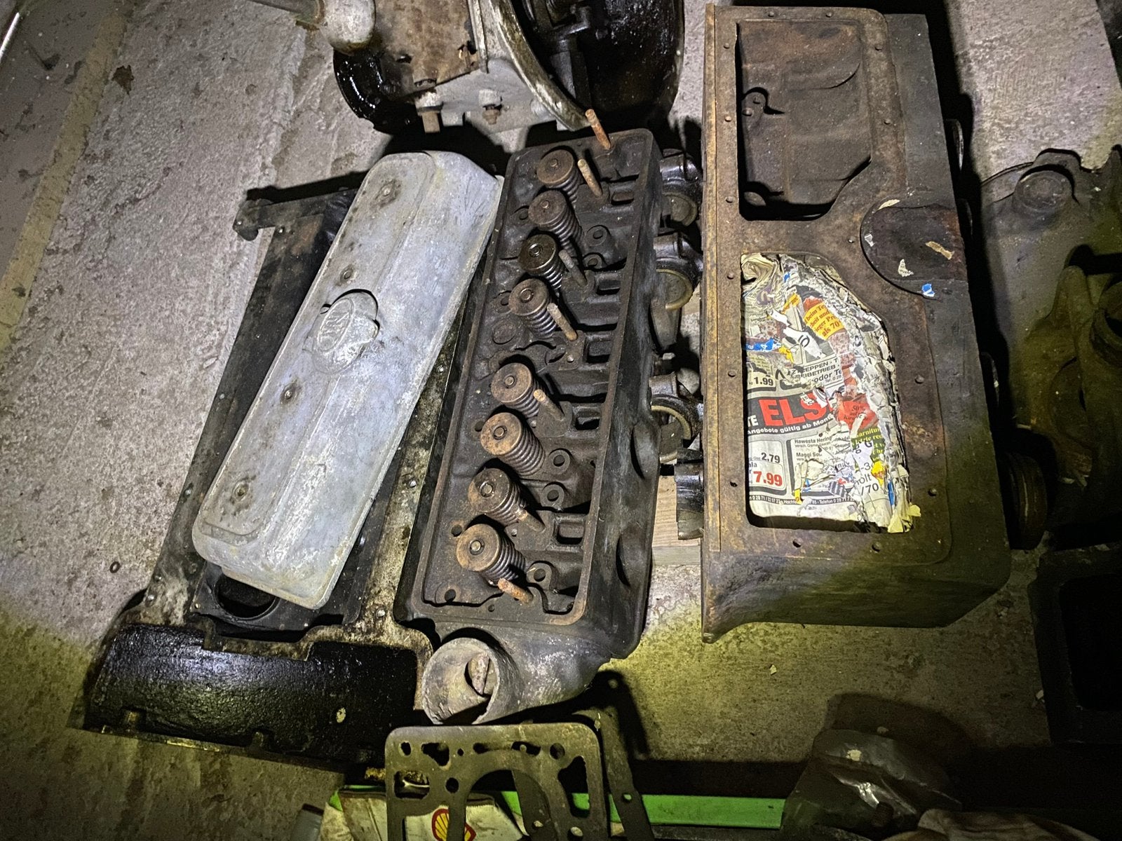 FN Herstal 1300 motor en versnellingsbak, Ophalen