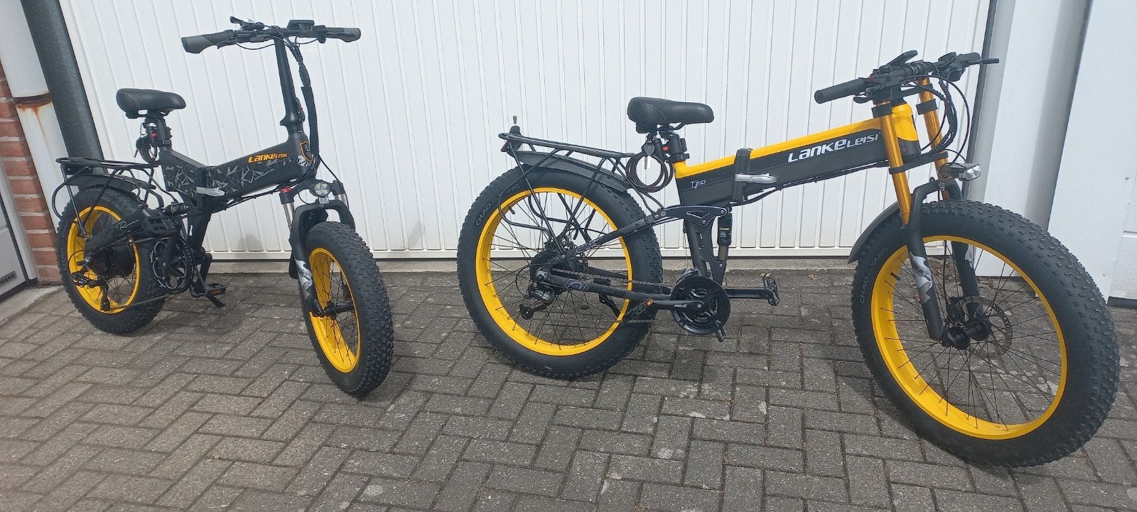 Nieuwe Fat bikes Lankeleisi, Ophalen