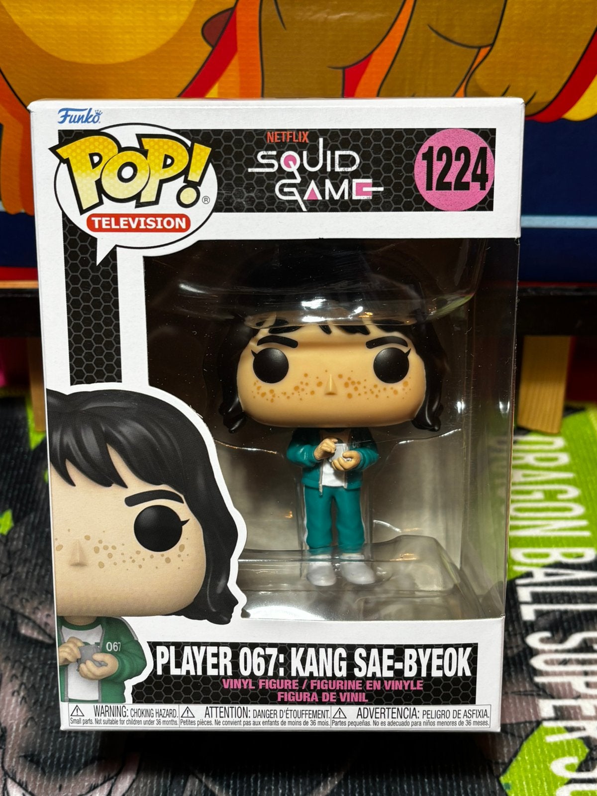 Funko Pop! Squid Game Player 067 Kang Sae-Byeok, Ophalen of Verzenden, Nieuw
