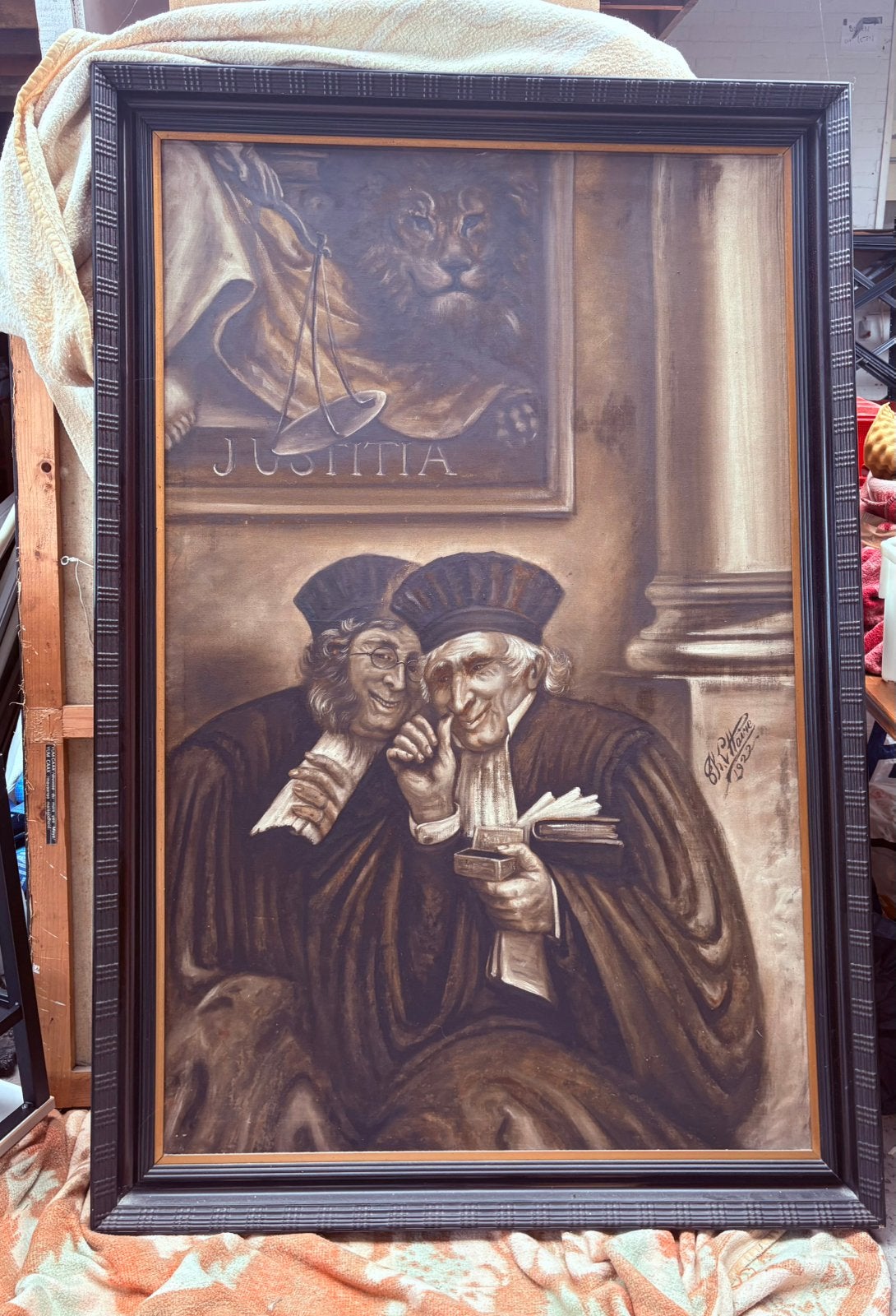 Groot schilderij, Ophalen, Stads- / dorpsgezicht