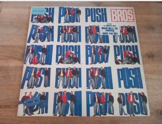 Vinyl LP Bros Push 80s Synth Pop Dance Europop Electronic, Ophalen of Verzenden, 12 inch, Pop, LP