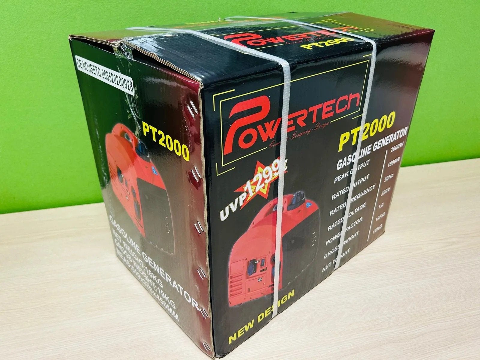 Nieuwe Powertech PT2000 invertergenerator – 2000 W – 0 uren, Ophalen