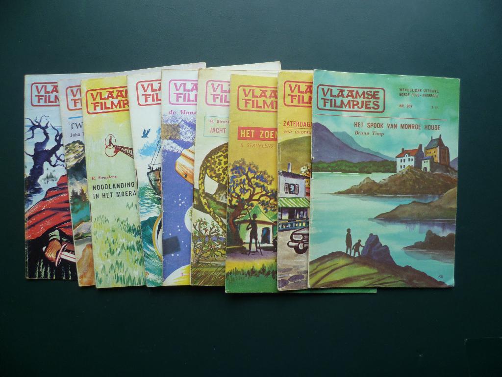 Vlaamse filmpjes weekblad uitgeverij Averbode x 9 Jaren 1970, Ophalen of Verzenden