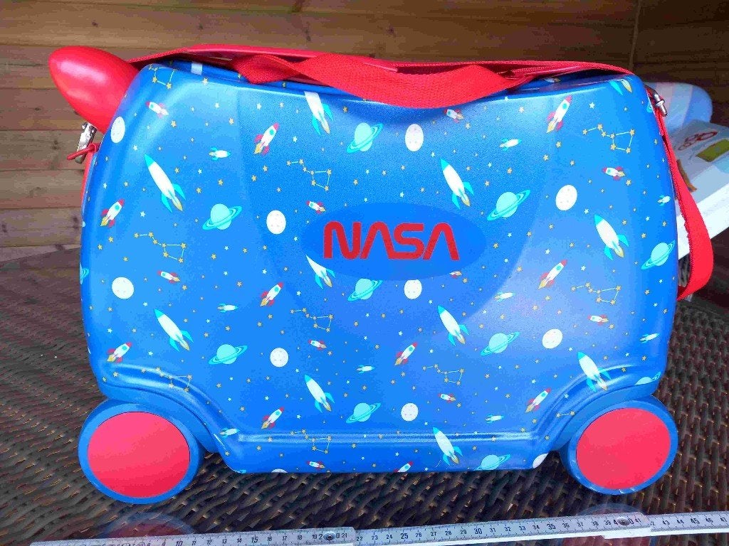 Reiskoffer Nasa Kinderen, Handtassen en Accessoires, Koffers, Hard kunststof, Minder dan 50 cm, Zo goed als nieuw, Minder dan 35 cm