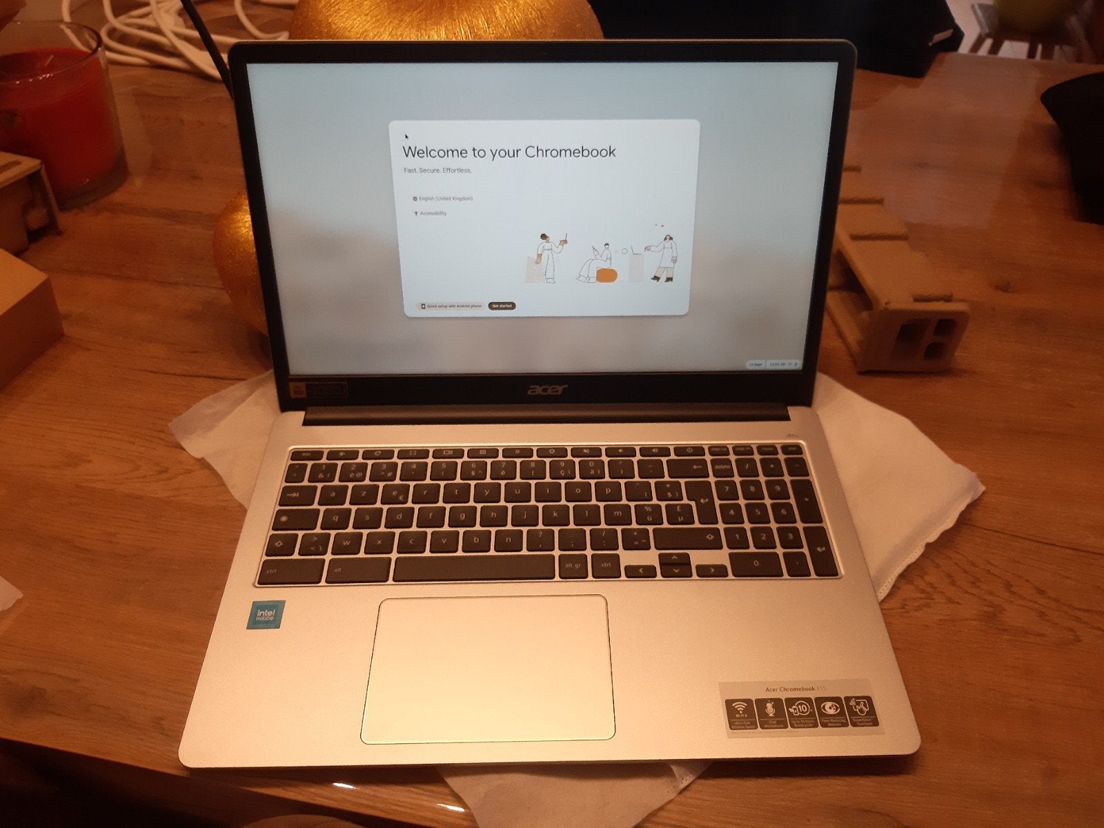 pc acer, Enlèvement