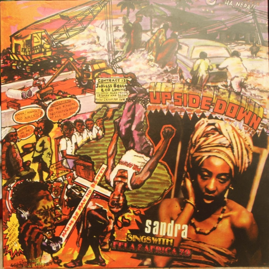 Sandra Sings With Fela & Africa 70 - Up Side Down LP, Cd's en Dvd's, Vinyl | Overige Vinyl, Gebruikt, LP, Reissue, Verzenden