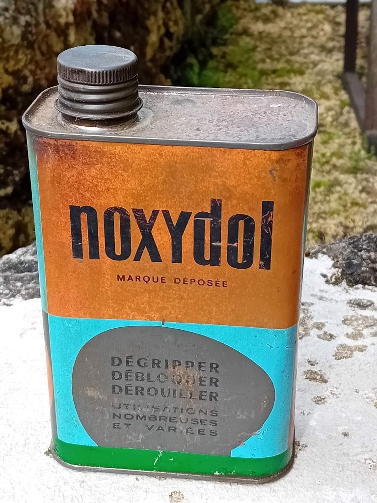 Huile lubrifiante NOXYDOL pour bidon vintage, Collections, Enlèvement ou Envoi, Utilisé