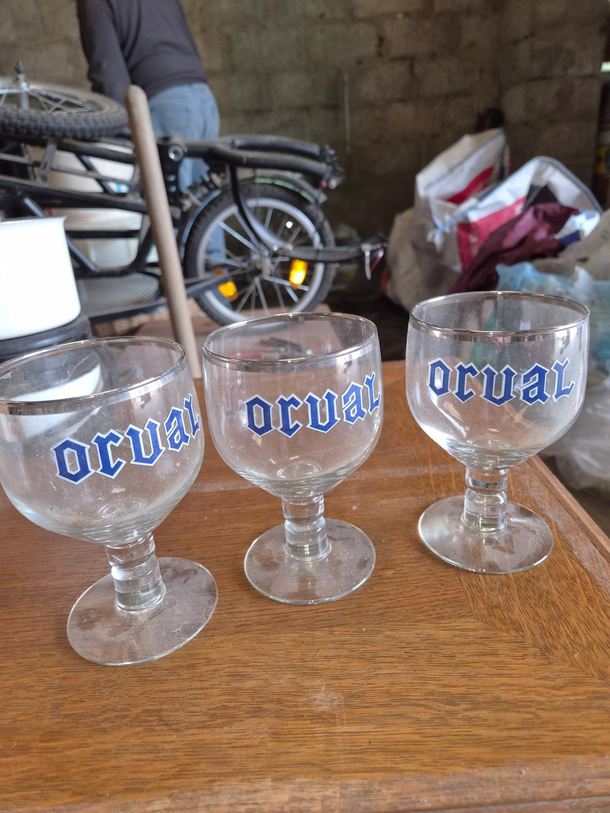 3 verres d'Orval, Collections, Enlèvement