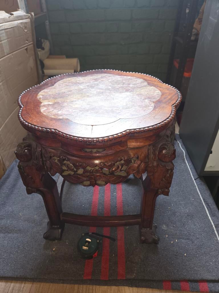 Antieke Chinese voetstuktafel of zadel, Antiek en Kunst, Ophalen