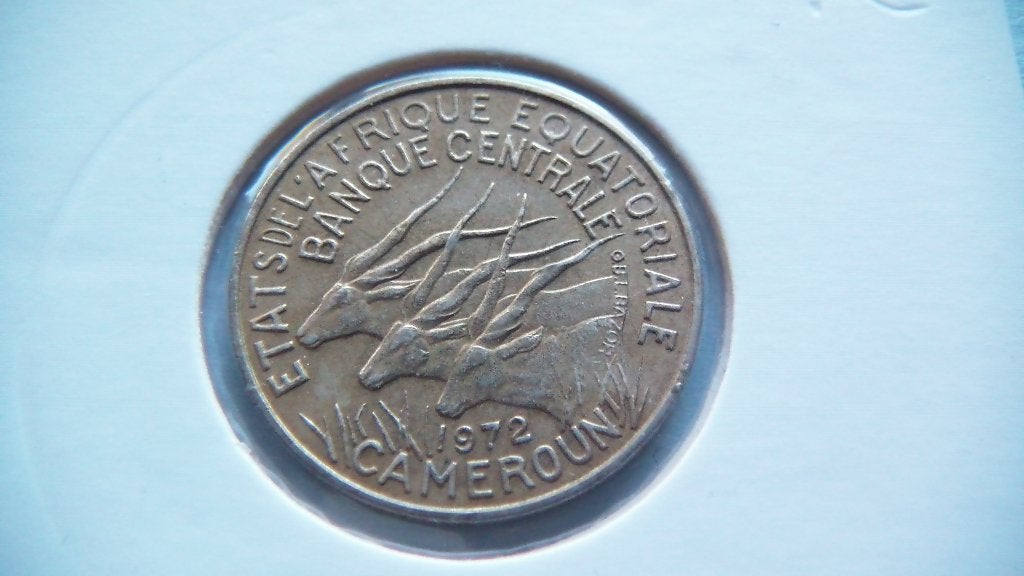 cameroun 5 francs 1972, Enlèvement