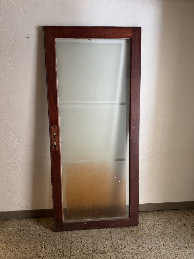 deur met glaspaneel, Doe-het-zelf en Bouw, Gebruikt, 215 cm of meer, Binnendeur, Glas