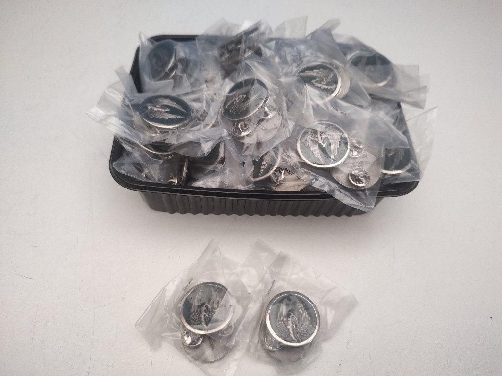 Lot Franse kraagspiegels # 12 , 50 paar, Verzamelen, Verzenden