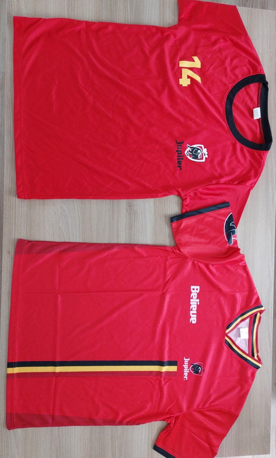 VOETBALSHIRT BELGIUM / WK 2014 BRASIL, Maat L, Ophalen of Verzenden, Zo goed als nieuw