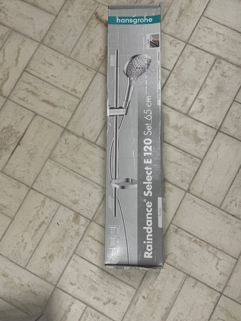 Hansgrohe Raindance Select E 120 3jet doucheset – NIEUW, Ophalen, Nieuw, Chroom, Douche