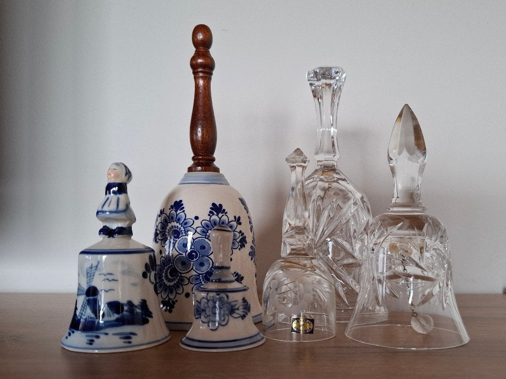 Mooie verzameling vintage handbellen, Verzamelen, Ophalen of Verzenden