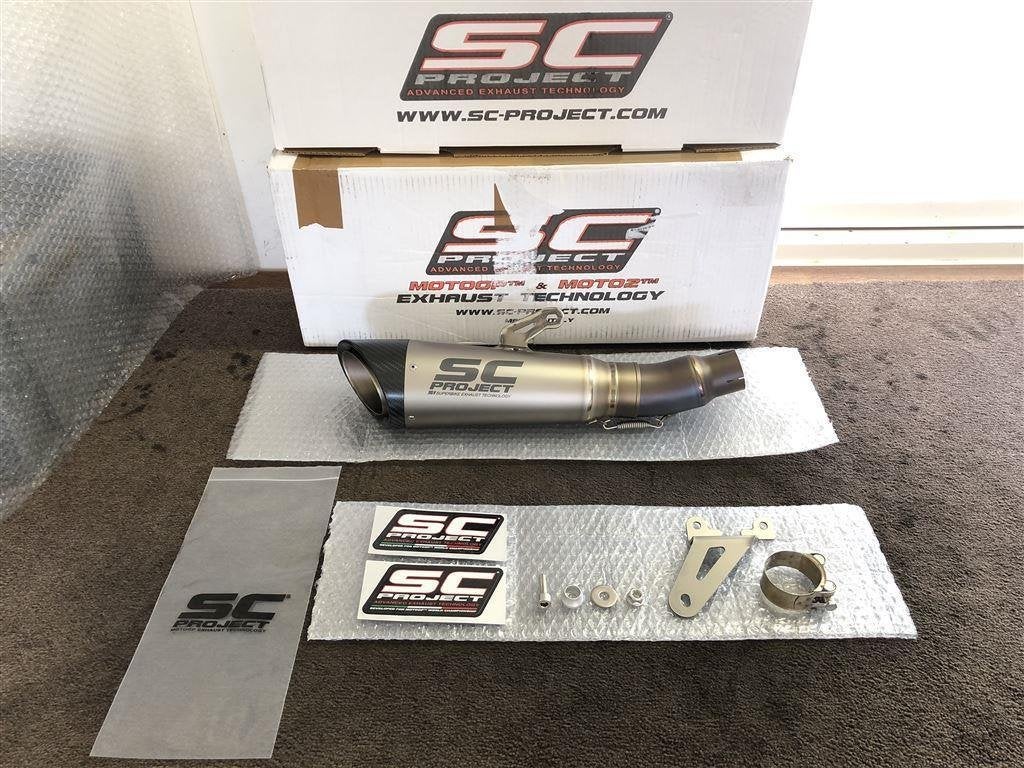 SC Project S1 uitlaat Triumph Speed Triple 1050 11-15 60 mm, Verzenden, Gebruikt