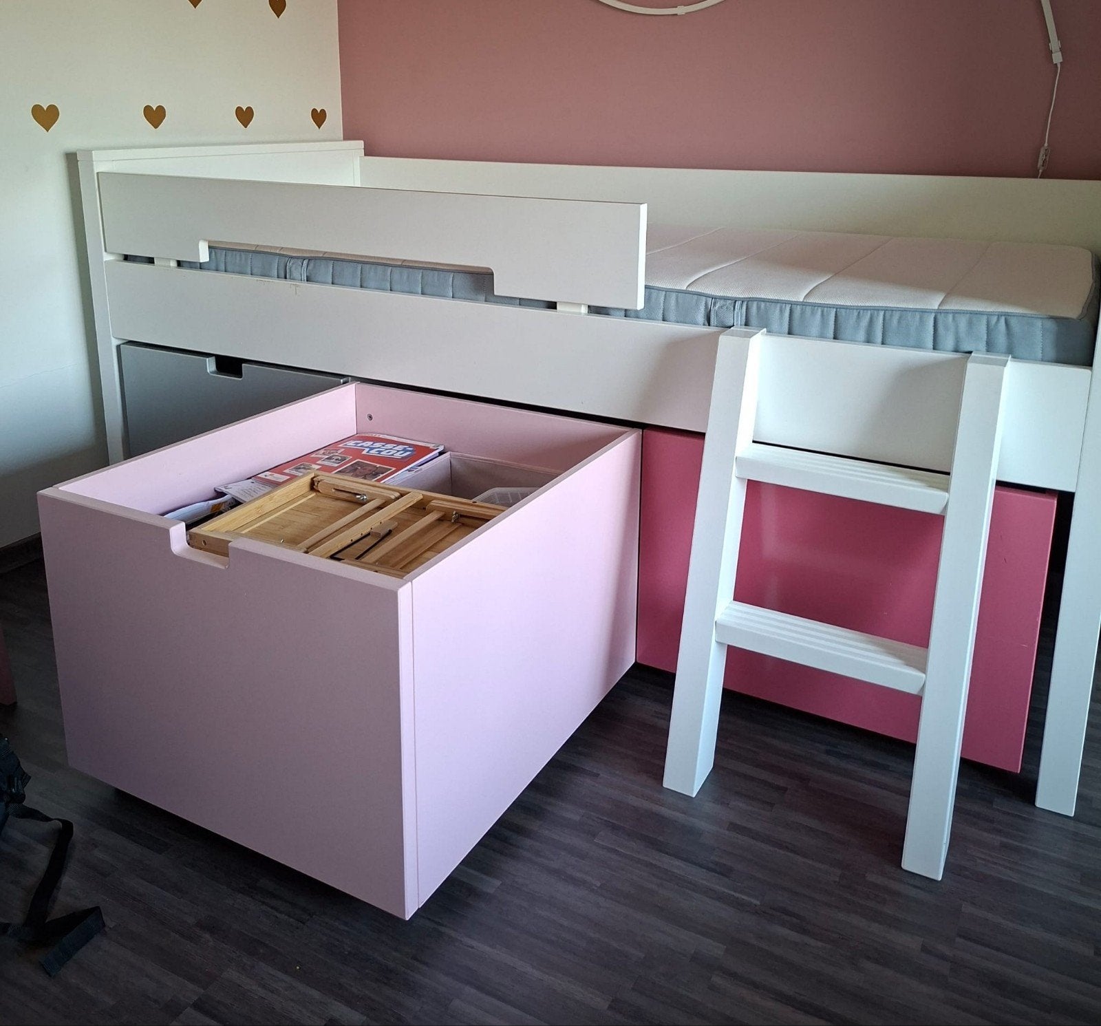 Bopita halfhoogslaper met 3 grote boxen, Kinderen en Baby's, Ophalen, Gebruikt, Halfhoogslaper